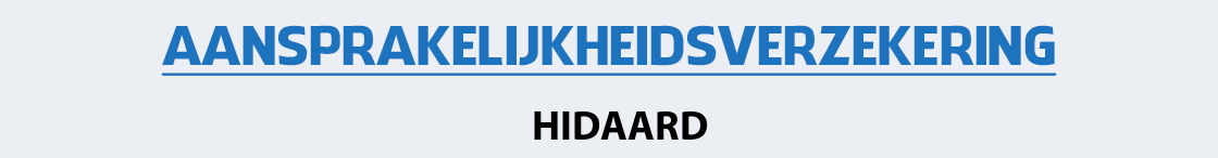 aansprakelijkheidsverzekering-hidaard